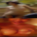 Woman man wrestling