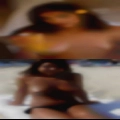 Horny while woman cooking