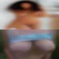 Sexy black whith food lodged
