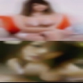 Male masturbating beach female