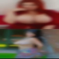 Girl shoving weird things the